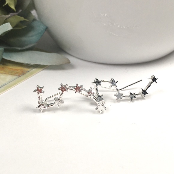 Constellation Star Big Dipper Earrings - Picture 4 of 8
